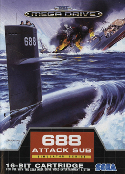 688 Attack Sub - игра для сега, sega mega drive (Genesis) 688 Attack Sub - игра для sega